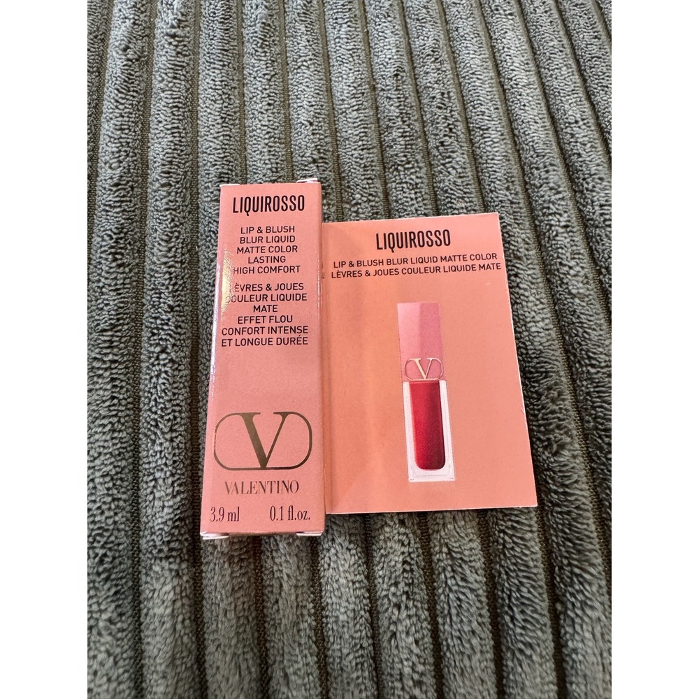 Valentino Liquirosso Lip and Blush Blur Liquid Matte Color High Comfort Lasting